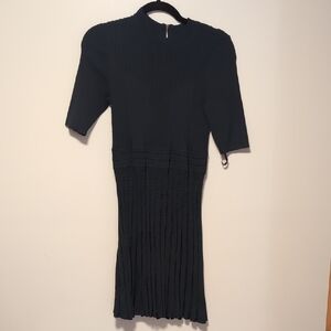 Elegant Black Knit Dress